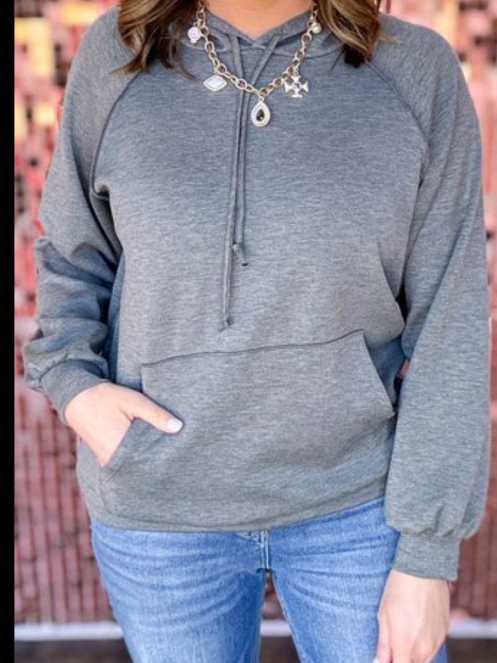 HEIMISH USA Heather Gray Pullover Hoodie